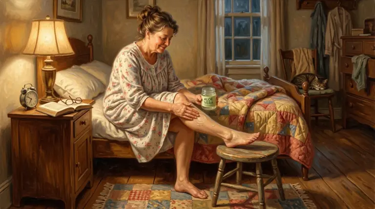 usos del aloe vera en la rutina de noche