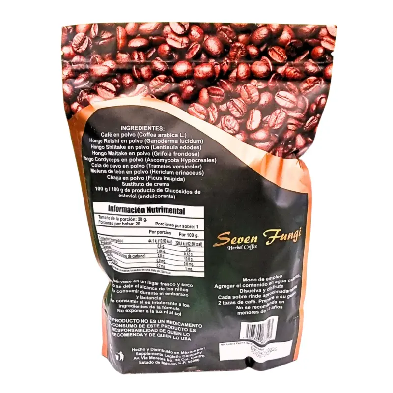 Cafe Seven Fungi Herbal Coffee 7 En 1