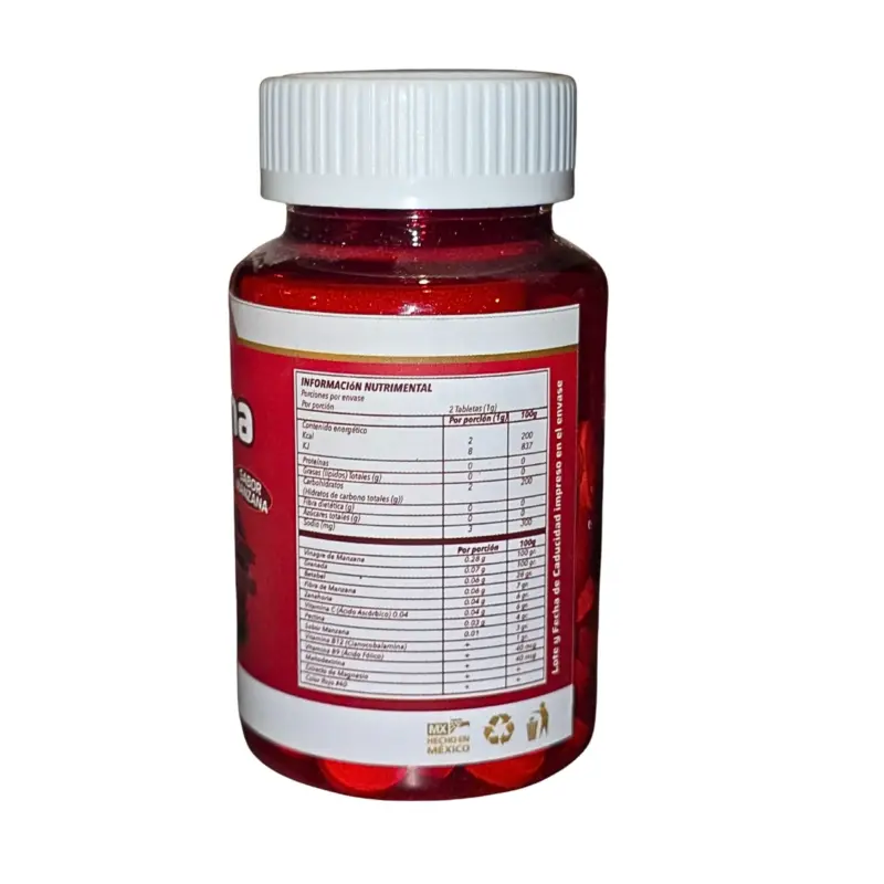 Vinazana Vinagre De Manzana Tabletas Masticables